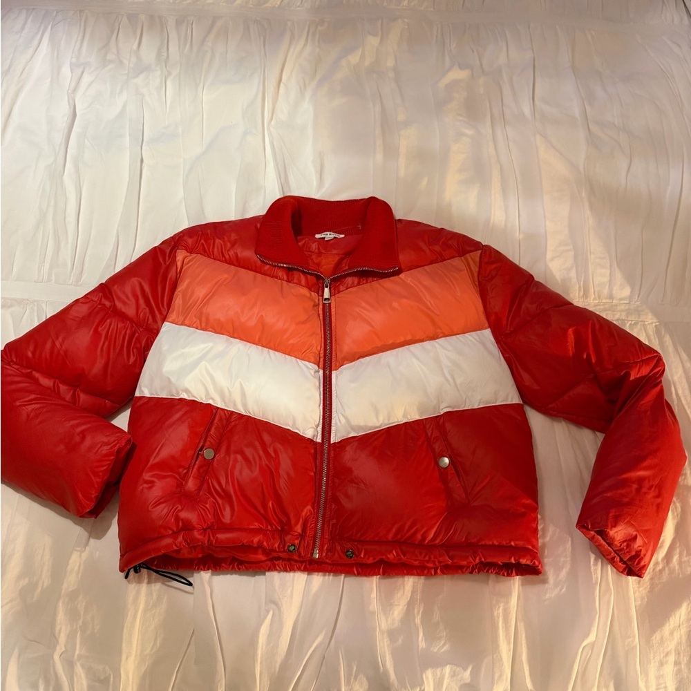 Red Puffer Jacket - Picture 2 of 6